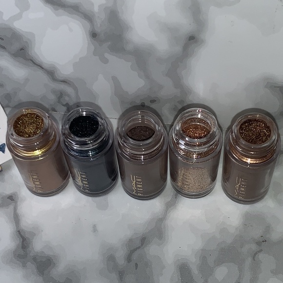 Nocturnals Green & Teal Set MAC PIGMENT & GLITTER SET - Picture 6 of 14